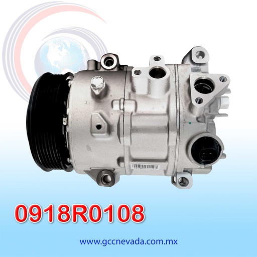 [0918R0108] COMPRESOR TOYOTA RAV4 AÑO 13/23 / CAMRY 18/23 / AVALON 2021 / NX300 18/20 / NX200T 15/17 6PK 12V 7SES17C (SIN SENSOR) ASIA