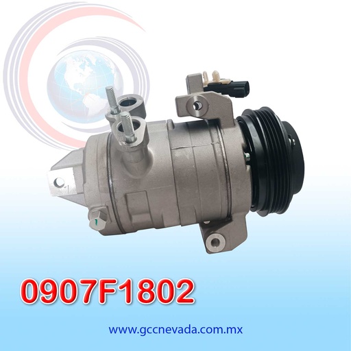 [0907F1802] COMPRESOR FORD EXPEDITION AÑO 15/17 3.5L / F-150 11/14 3.7L  / TRANSIT -150/250/350 15/19 / LINCOLN NAVIGATOR 15/17 4PK 12V DKS20DT ASIA