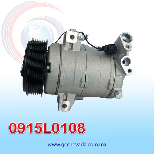 [0915L0108] COMPRESOR NISSAN NP300 AÑO 16/19 / NV1500/2500/3500 12/21 / PATHFINDER 05/12 / XTERRA 05/07  GASOLINA DKS17D PV7 7PK 115MM 12V R-134-A  ASIA