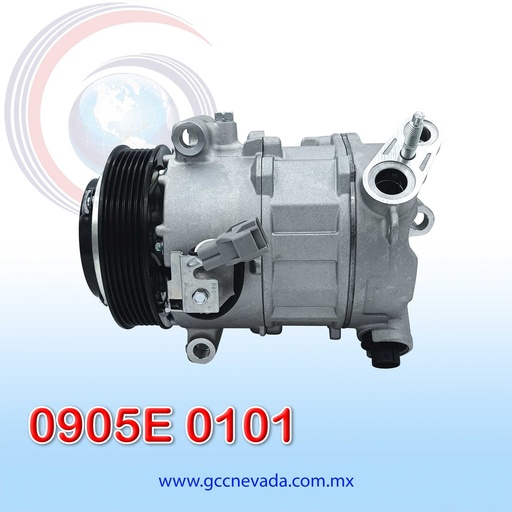 [0905E 0101] COMPRESOR DODGE DART AÑO 13/16 6PK 120MM 12V  R-134-A NEVADA ASIA