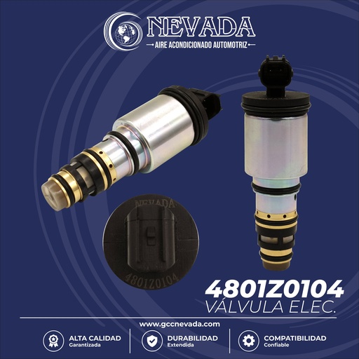 [4801Z0104] VALVULA DE C/ELECT BMW / FORD SANDEN PXC16 69MM NEVADA ASIA