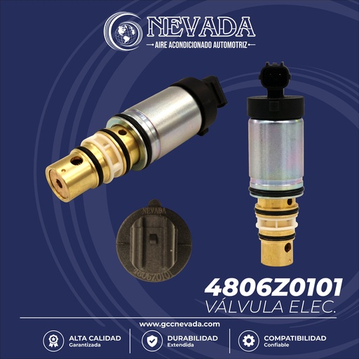 [4806Z0101] VALVULA DE C/ELECT BMW / BUICK / CADILLAC / KIA / SAAB / CVC14/PCX16 SANDEN 73MM NEVADA ASIA