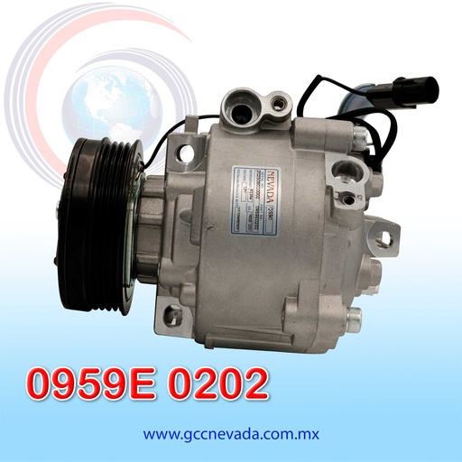 [0959E 0202] COMPRESOR SUZUKI VITAR LIVE / SX4 AÑO 17-23 1.6L R-134 4PK 96MM 12V QS90 NEVADA ASIA