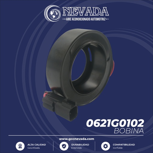 [0621G0102] BOBINA MAZDA / FORD HS13NN 12V 91X61X29MM NEVADA ASIA